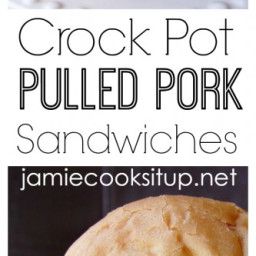 BBQ Pulled Pork Sandwiches (Crock Pot)