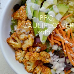 BBQ Cauliflower Salad