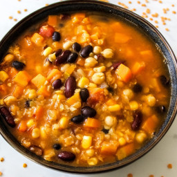 Bean and lentil soup