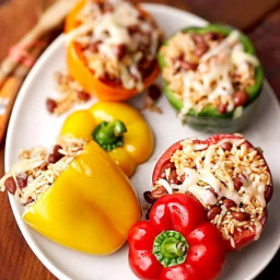 Bean-and-Rice-Stuffed Peppers