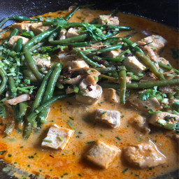 Beancurd and Green Bean Red Curry