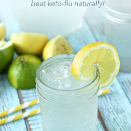 Beat Keto-Flu with Homemade Electrolyte Drink