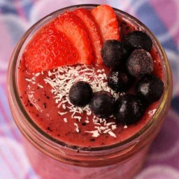 Beat the Winter Blues Berry Smoothie.