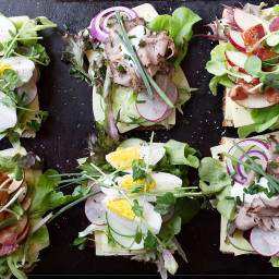 Beautiful Open-Faced Sandwiches
