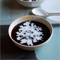 Bee Koh Moy/Bubur Pulut Hitam (Black Sticky Rice Dessert)