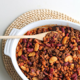 Beef and Bacon Baked Beans