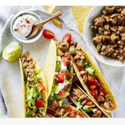 Beef and Bean Tacos