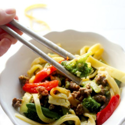 Beef and Broccoli Noodle Fry