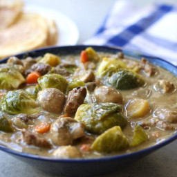 Beef and Brussels Sprouts Stew