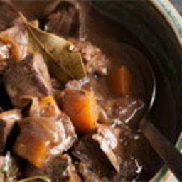 Beef and butternut squash pot