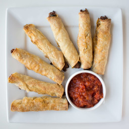 Beef and Cheese Baked Taquitos