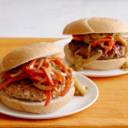 Beef and Chicken Fajita Burgers: Have One of Each!