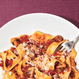 Beef and Mushroom Ragù With Pappardelle