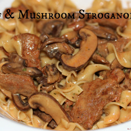 Beef and Mushroom Stroganoff
