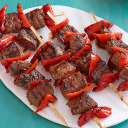 Beef and Red Pepper Kabobs