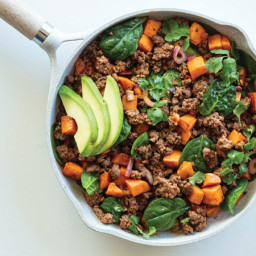 Beef and Sweet Potato Skillet