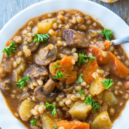 Beef & Barley Stew : Slow Cooker or Instant Pot