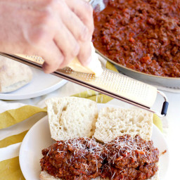 Beef Bolognese Sloppy Joes