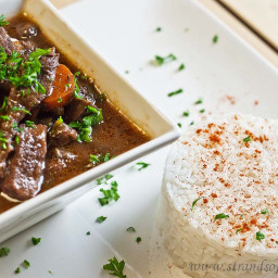 Beef Bourguignon - low Fodmap and gluten-free