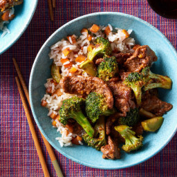 Beef & Broccoli with Persimmon Rice