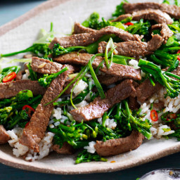 Beef Broccolini Fried Rice