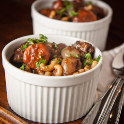 Beef Chuck Daube with Carrots and Elbow Macaroni