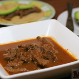 Mexican Beef and beer stew (Molli Morelos Cooking Sauce)