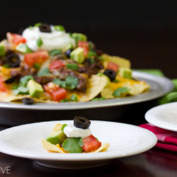Beef Nachos with Slow Cooker Chili Con Carne