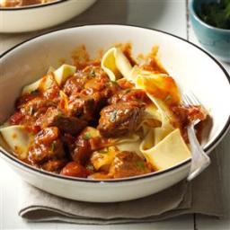 Beef Paprikash with Fire-Roasted Tomatoes Recipe