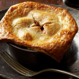 Beef Potpies With Cheddar-Stout Crust