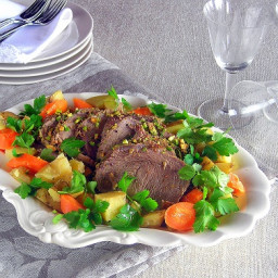 Beef Roast with Potatoes and Carrots - One Pot Meal