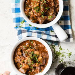 Beef Stew with Mushrooms In The Instant Pot