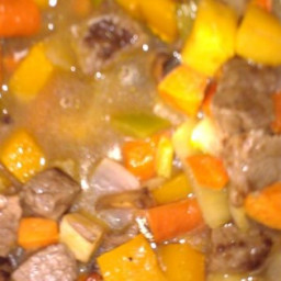 Beef Stew with Roasted Winter Vegetables Recipe