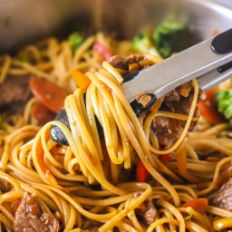 Beef Stir Fry with Noodles