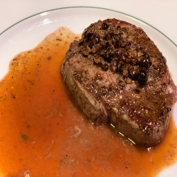 Beef Tournedos with Gin and Juniper Sauce