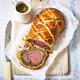 Beef Wellington with Mixed Mushrooms