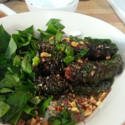 Beef/Pork in Wild Betel Leaf (Bo La Lot)