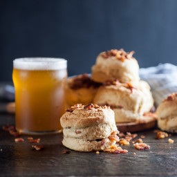 Beer and Bacon Biscuits