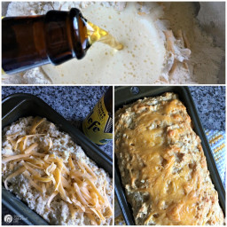 Beer Bread with Garlic and Cheese