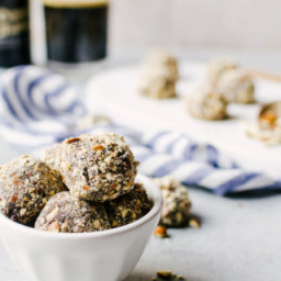 Beer Truffles with Crushed Pretzels