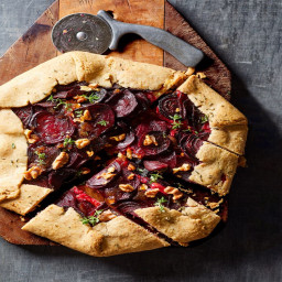 Beet and Onion Jam Galette