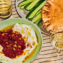 Beet Dip With Labneh