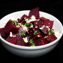 Beet Salad with Feta Cheese and Citrus Balsamic Viniagrette Recipe