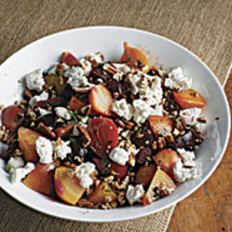 Beet Salad with Oregano, Pecans, and Goat Cheese
