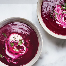 Beet Soup with Caraway