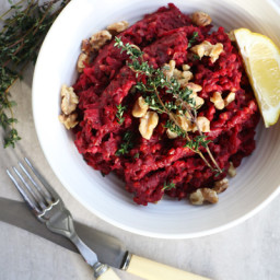 Beetroot, Buckwheat and Thyme Risotto