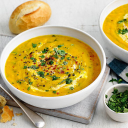 Ben's mum's 'warming' carrot and coriander soup recipe