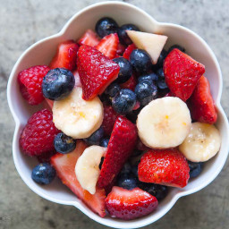 Berries and Banana Fruit Salad
