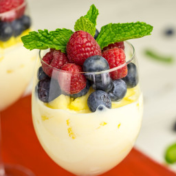 Berries & Pineapple Yogurt Parfait