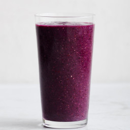 Berry, Beet, Mint, Lime, and Chia Seed Smoothie